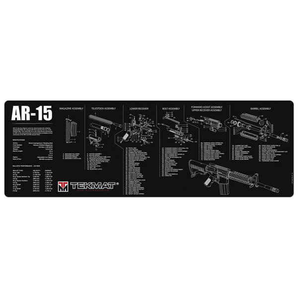TEKMAT AR-15 36"x 12" LONG GUN MAT