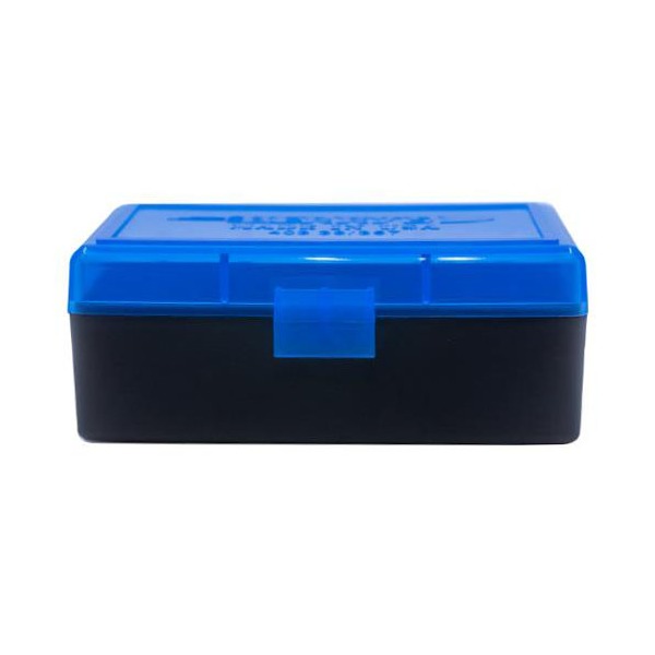 BERRY 38/357 HINGED-TOP BOX 50-RND BLUE/BLK 50/cs