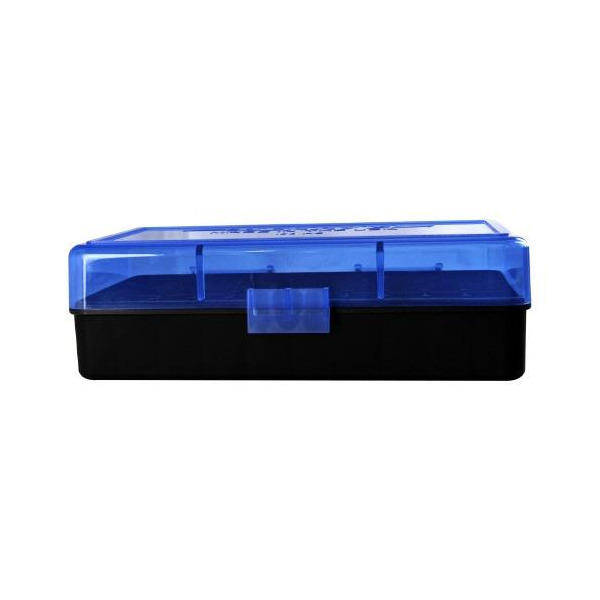 BERRY 454/50AE HINGED-TOP BOX 50-ROUND BLUE/BLK