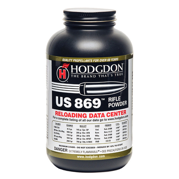 Hodgdon US 869 Smokeless Powder 1 Pound