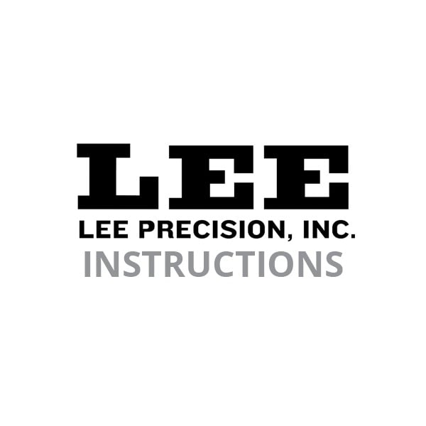 Lee Spare 50 BMG Die Instructions