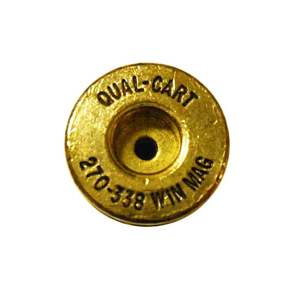 QUALITY CARTRIDGE BRASS 270-338 WINCHESTER MAG UNPRIMED 20/BAG