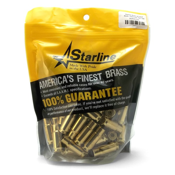 Starline Brass - .45 Long Colt  Livens Gun Shop Unprimed Brass