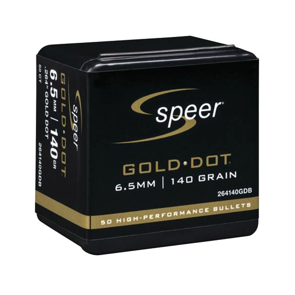SPEER 6.5(.264)140gr GD BULLET 50/bx 20/cs